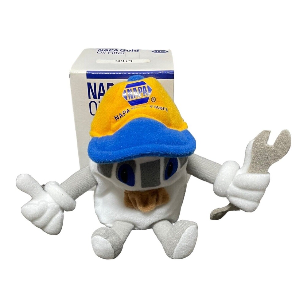 NAPA Gold Filters Max The Oil Filter‎ 6" Promotional Bean Bag Plush Soft